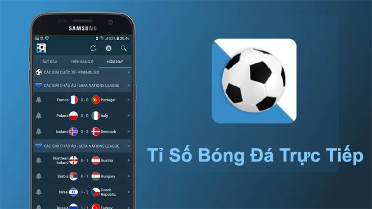 Tỷ Số Bóng Đá Trực Tuyến Cập Nhật Nhanh Chóng Chính Xác Nhất